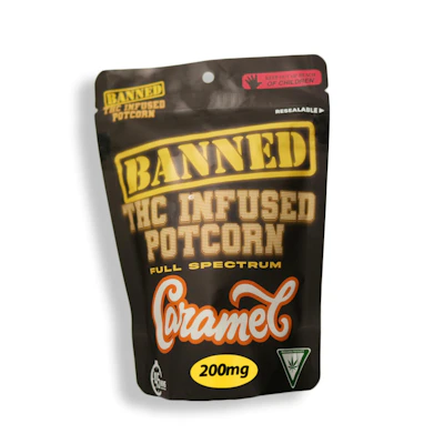 Banned - 200mg Potcorn - Caramel