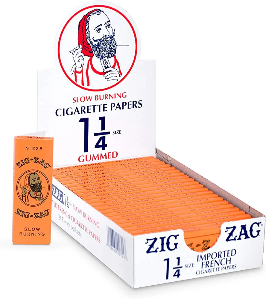 Zig Zag - Papers - Orange Leaves 1 1/4 | Cloud Cannabis (Kalamazoo)