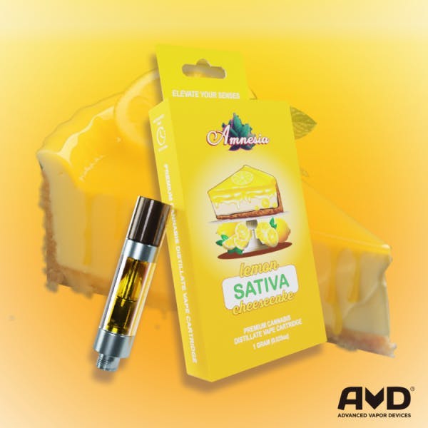 Amnesia - 1g Cart - Lemon Cheesecake
