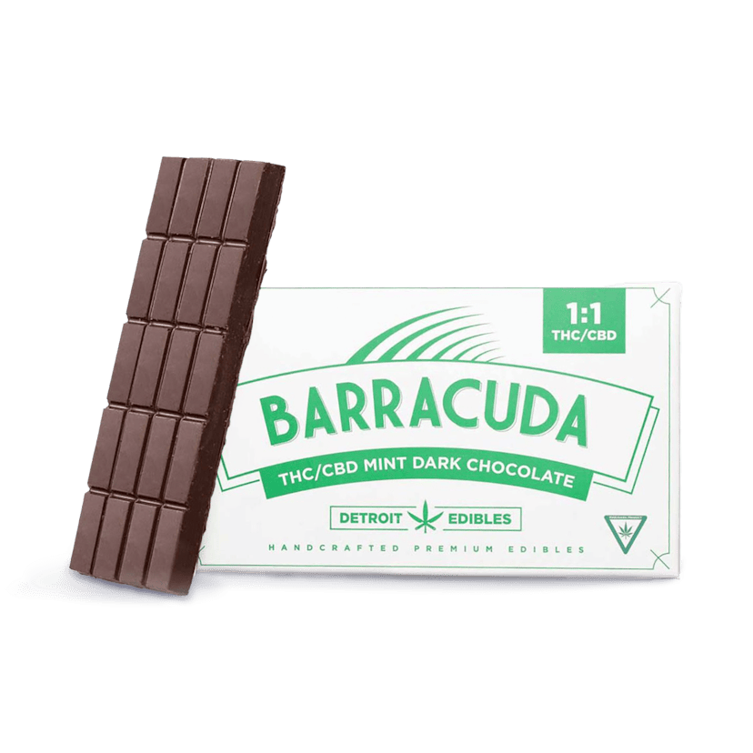 Mint Dark Chocolate 1:1 Barracuda Bar | 200mg