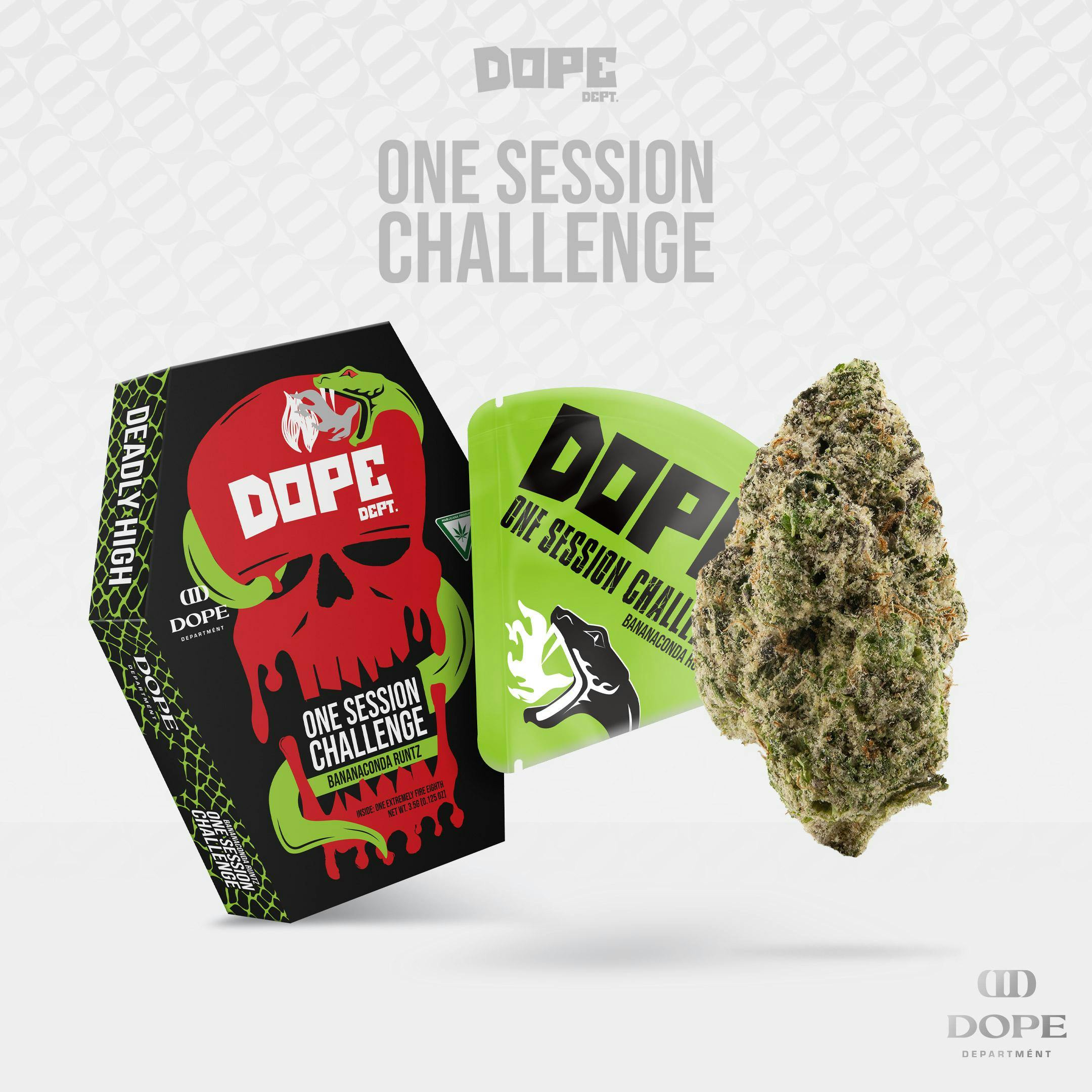 Dope Department - 3.5g Prepack - Bananaconda Runtz (OSC)