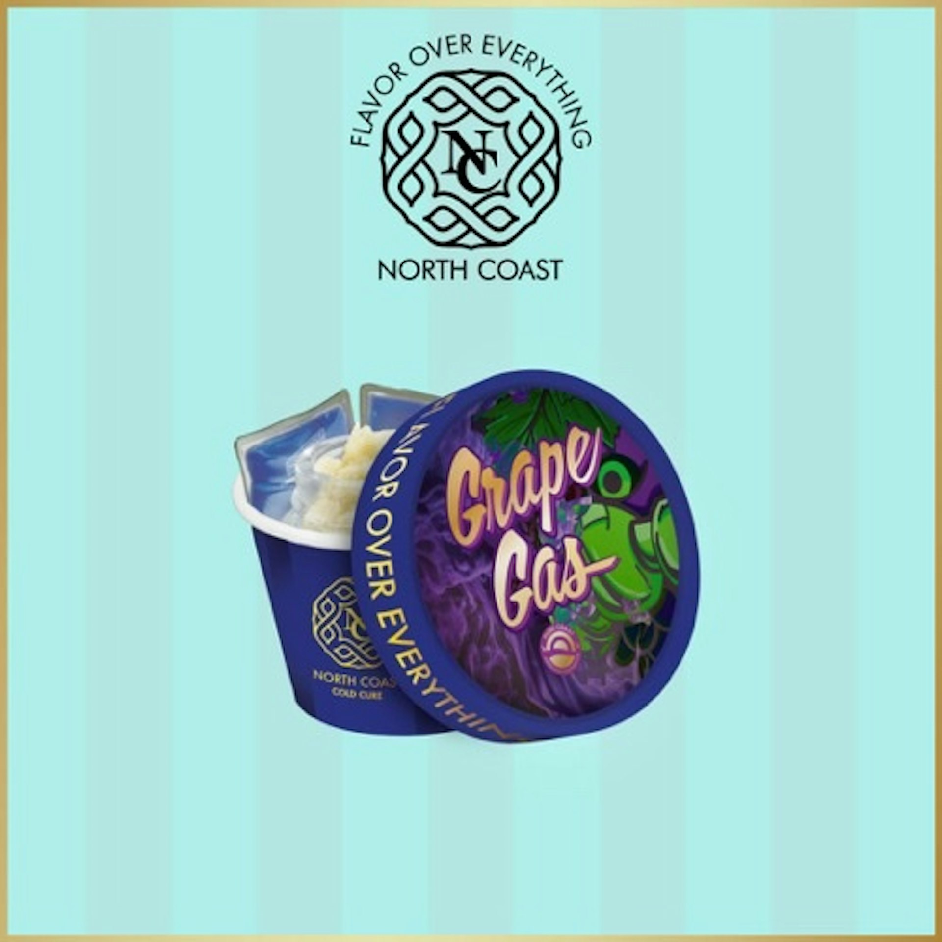 North Coast x Pure Coast - Grape Gas Tier 2 1G Cold Cure Rosin