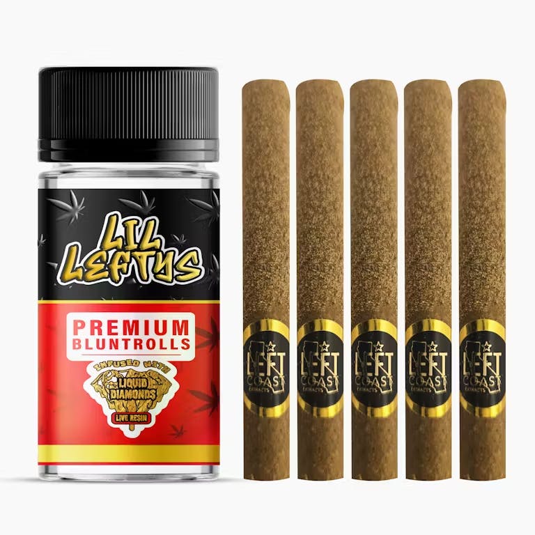 Left Coast - 5 Pack 1.3g Infused Blunts - Strawberry Banana
