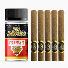 Left Coast - 5 Pack 1.3g Infused Blunts - Strawberry Banana - PRE_ROLLS by Left Coast at King of Budz
