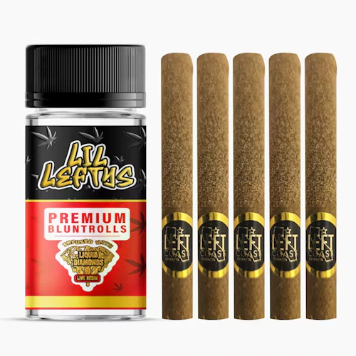 Left Coast - 5 Pack 1.3g Infused Blunts - Strawberry Banana