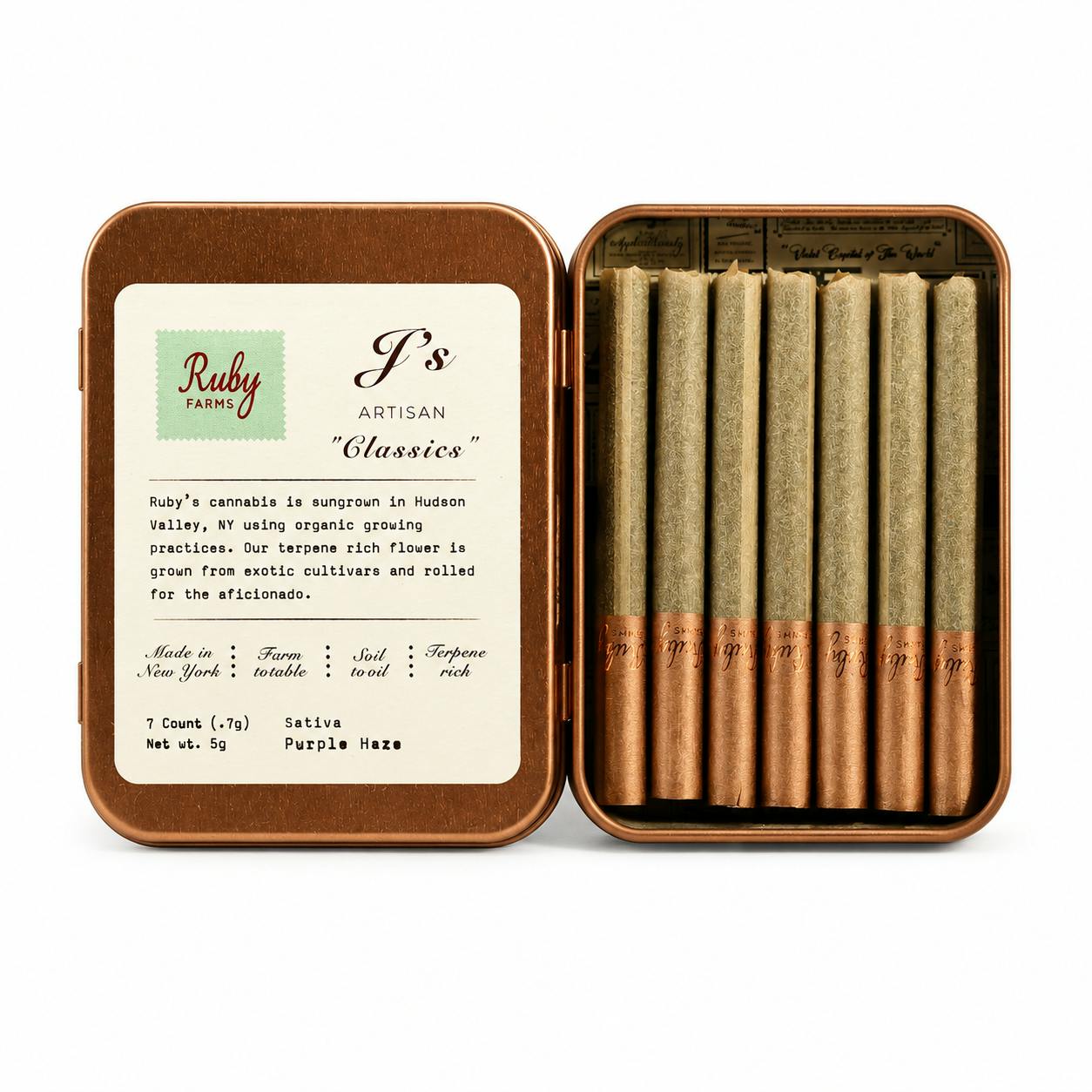 Pre-Roll | Ruby Farms | Purple Haze | Classics | 7ct | 5g