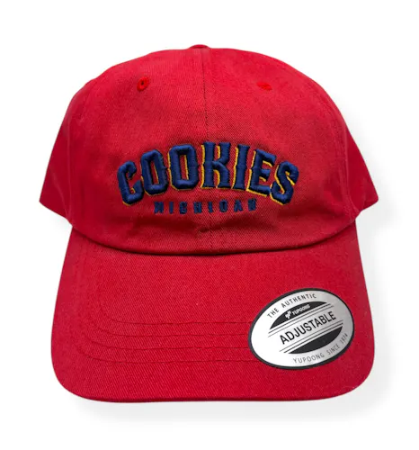 Cookies Monroe Michigan Dad Hat- Red-1