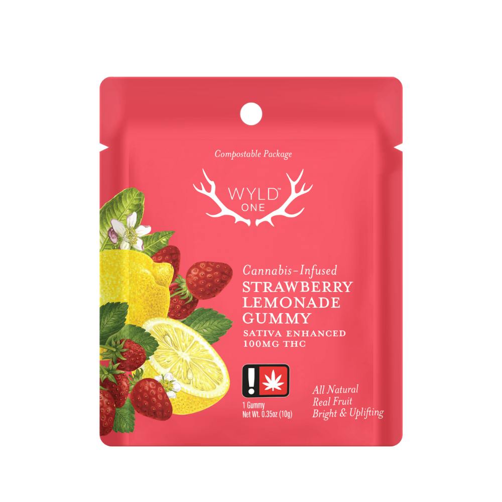 Wyld - Ones - Strawberry Lemonade (Sativa) 100mg