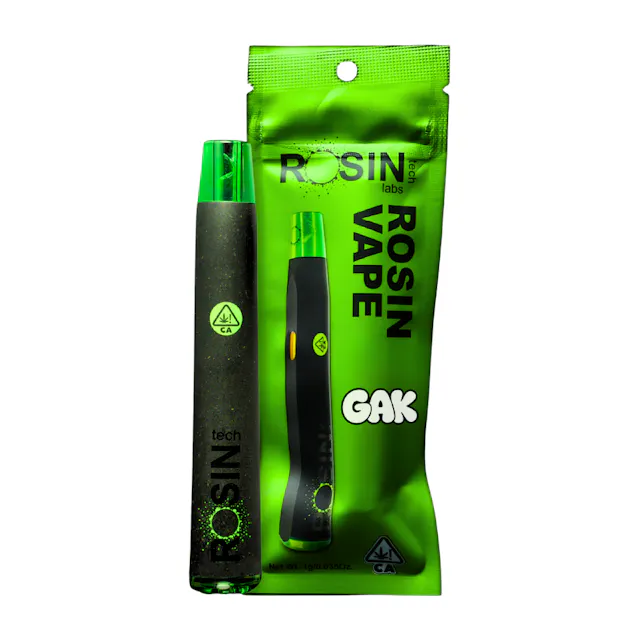 Rosin Tech Labs Rosin Vape GAK 1g (sativa, live rosin disposable)