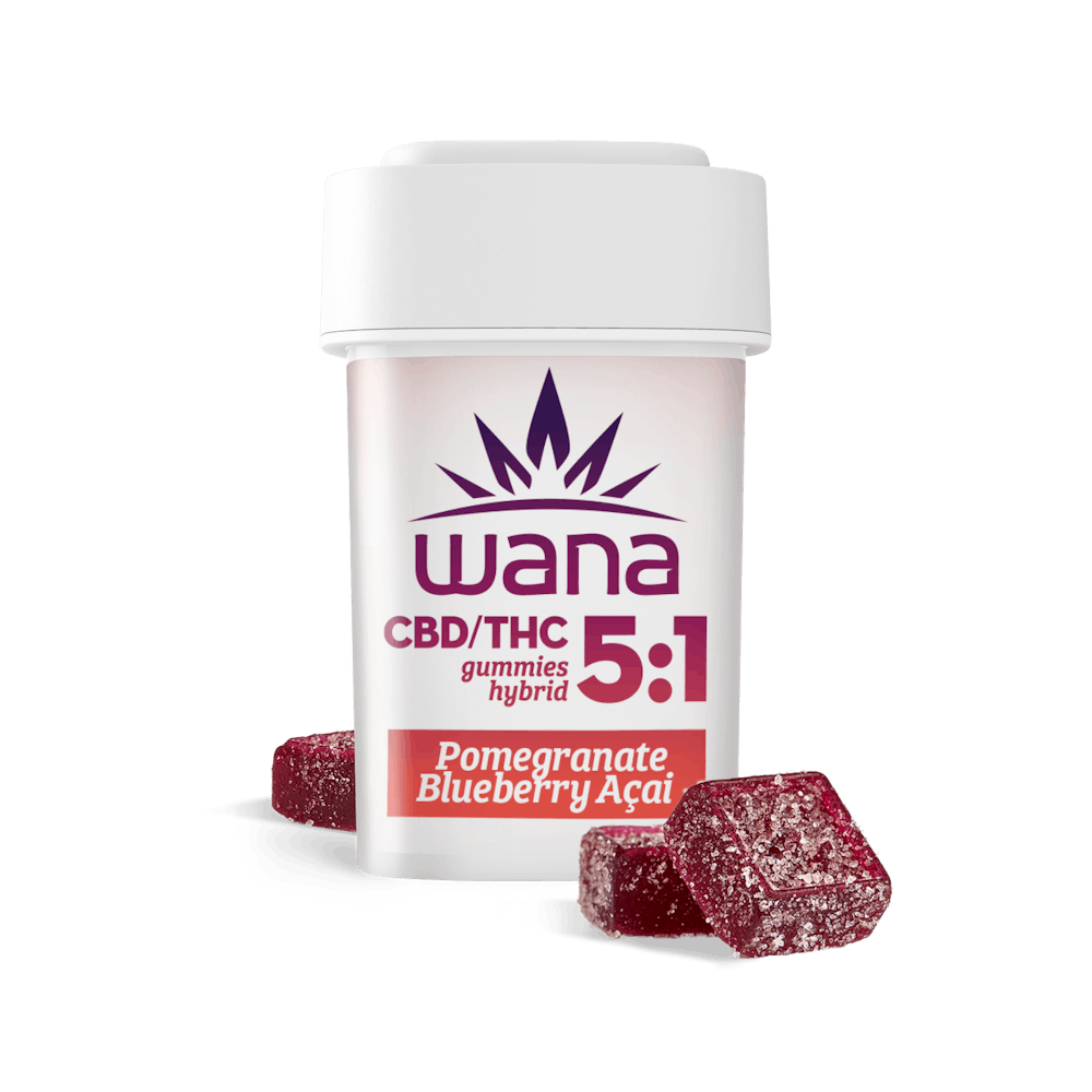 Product Pomegranate Blueberry Acai | 5:1 CBD/THC Gummies 20pk