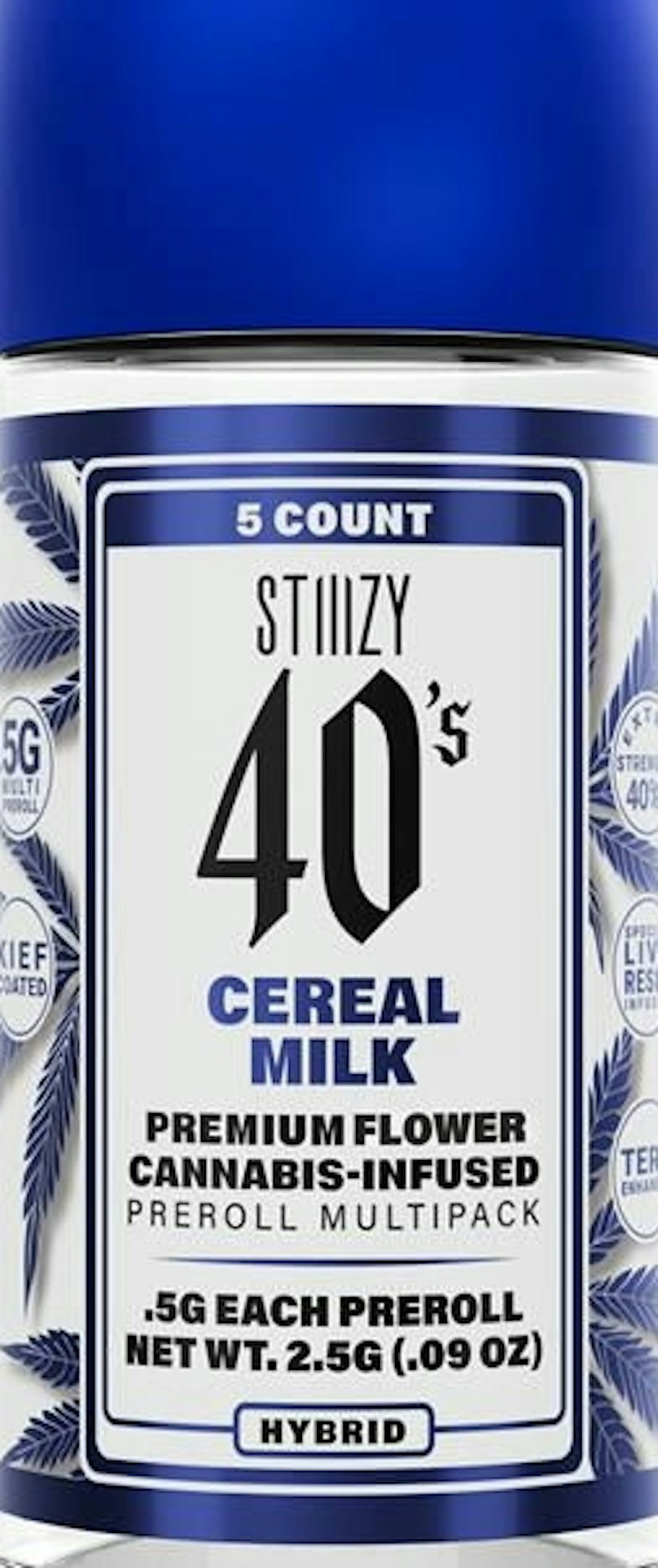 Stiiizy 40's Cereal Milk Mini Blunts 5pk Hybrid