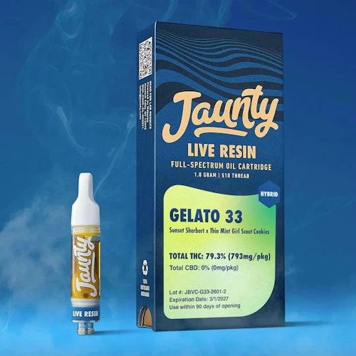 Jaunty - 1g Live Resin Cartridge Set - GG4