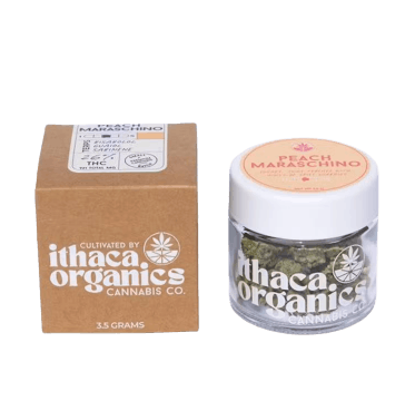 Ithaca Organics Cannabis Co. Peach Maraschino - FLOWER cannabis product, 1/8oz