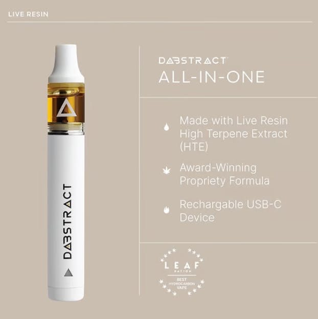 Product BG Dabstract Live Resin Disposable - Sour Diesel Bx2 1g