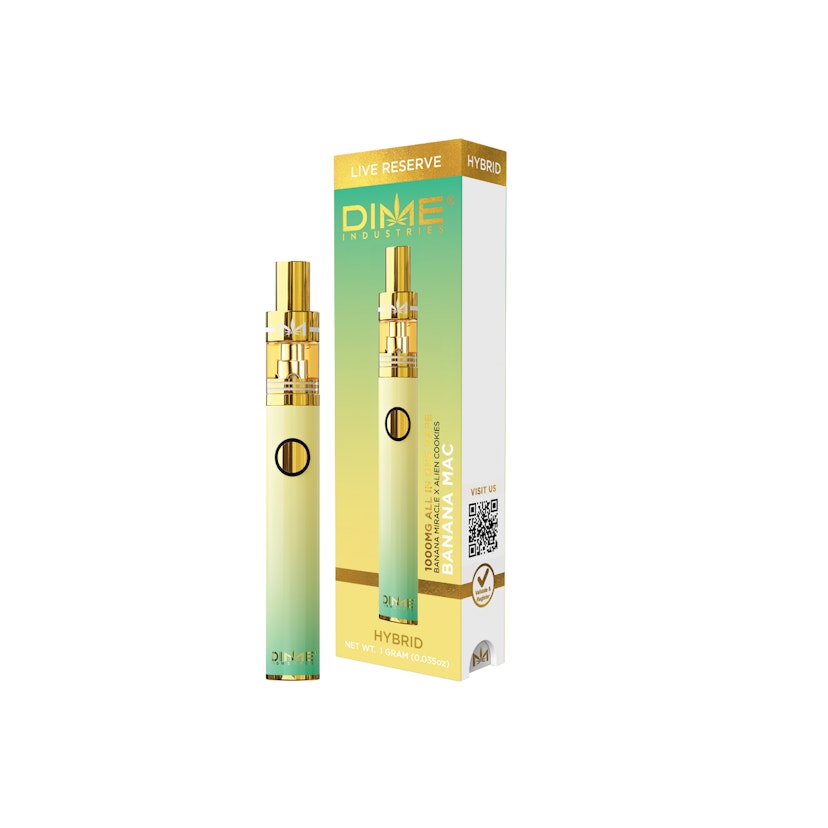 Dime Industries Live Reserve Disposable: Banana Mac