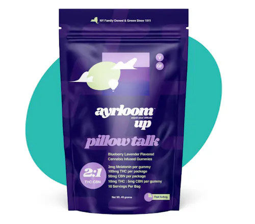 Ayrloom Up Pillow Talk Blueberry Lavender 2:1 (THC:CBN) 10mg 10pk-2