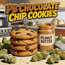 DELI - Death Row - PB Chocolate Chip Cookies - FLOWER by Death Row at King of Budz
