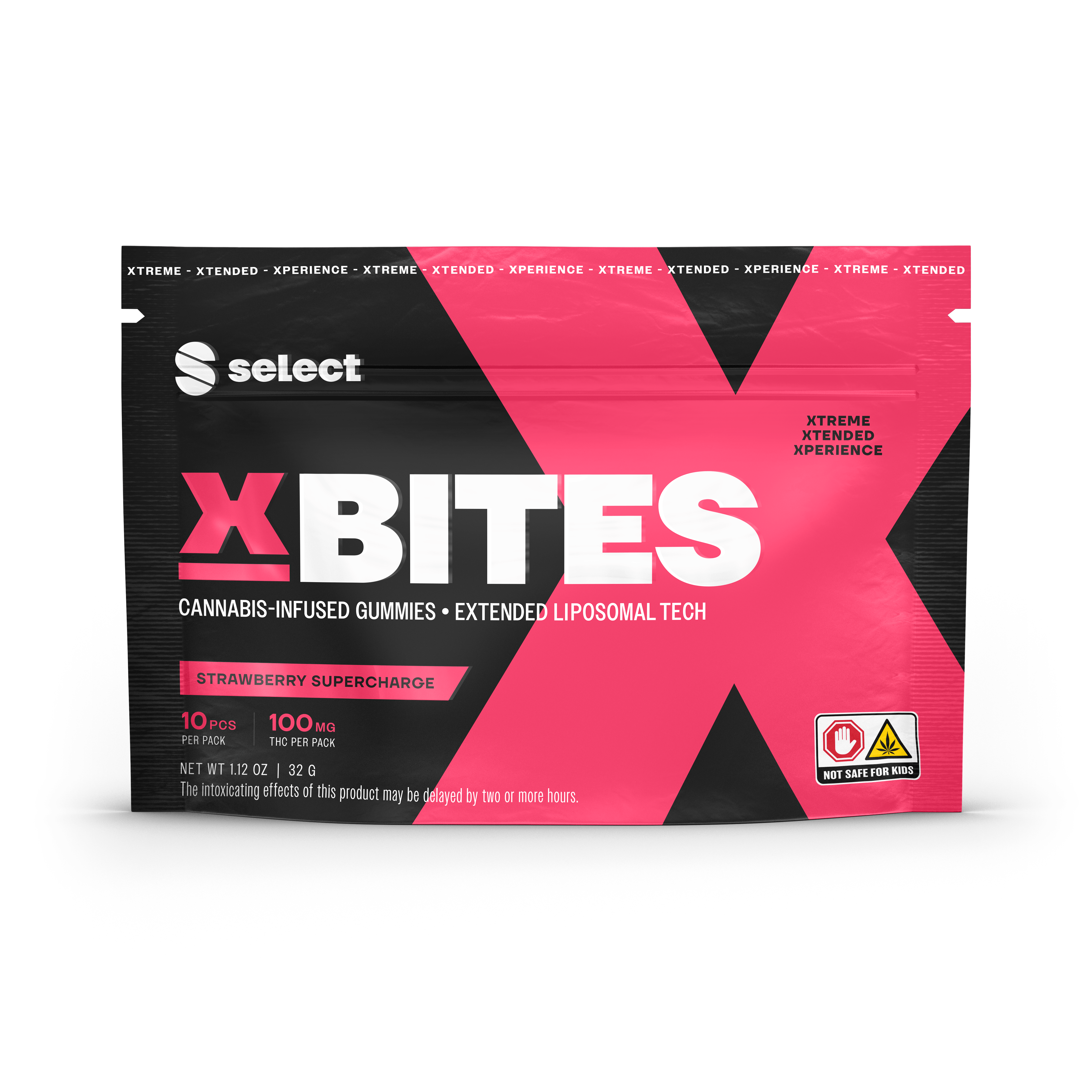 Select Edibles X Bites Strawberry Supercharge