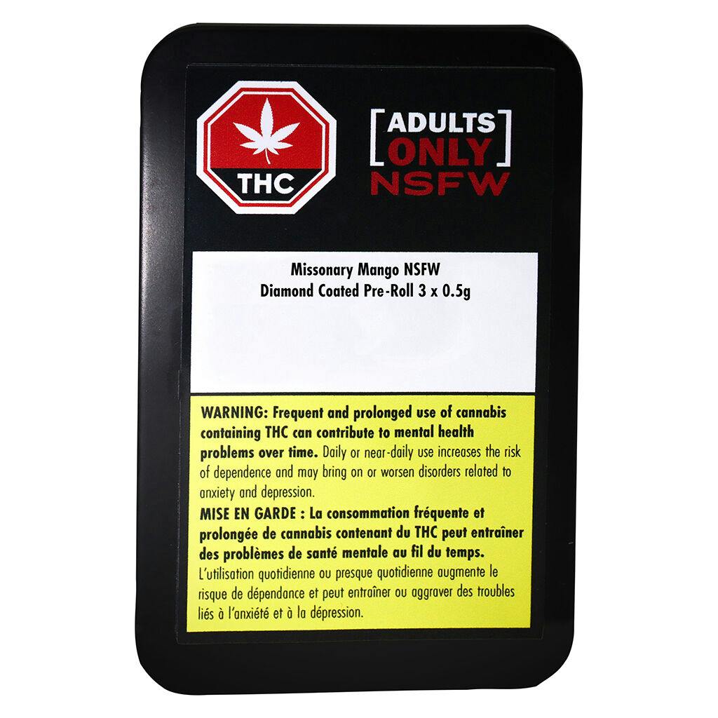 Adults Only - Missionary Mango NSFW Diamond Coated Infused PRJs - 3x0.5g