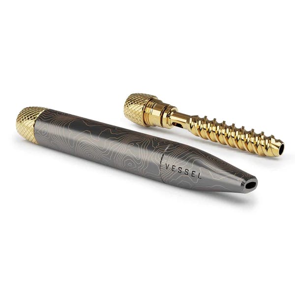image of Gunmetal | Dry Herb Helix Pipe