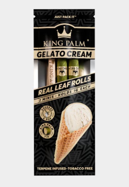 King Palm - Gelato Cream - Mini Cones 2pk