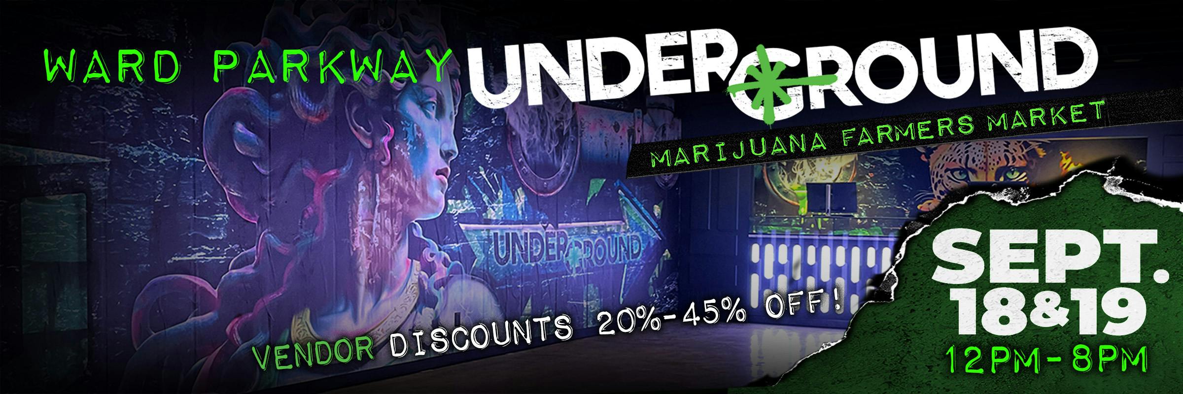 Ward Parkway Underground, Sept. 18 & 19 ,  12pm-8pm