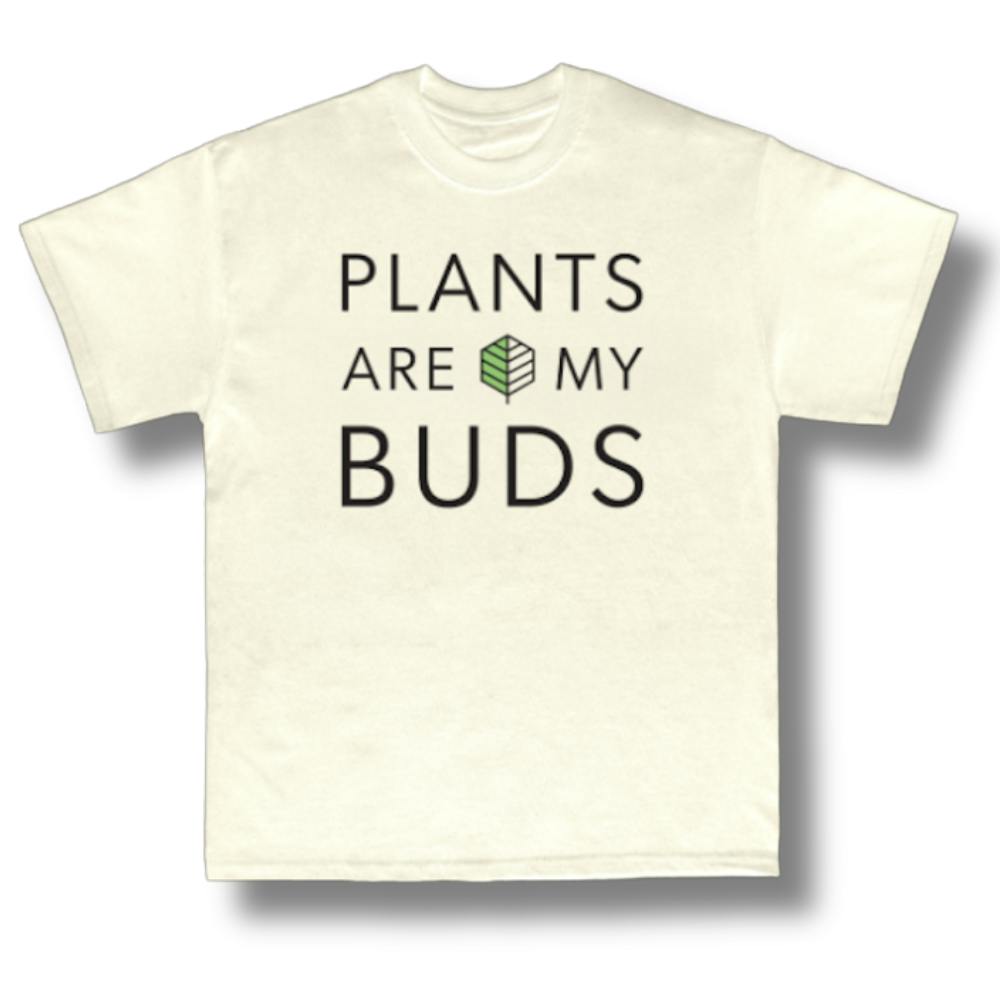 Photo of The Forest | Plants Are My Buds T-Shirt – 4XL – White