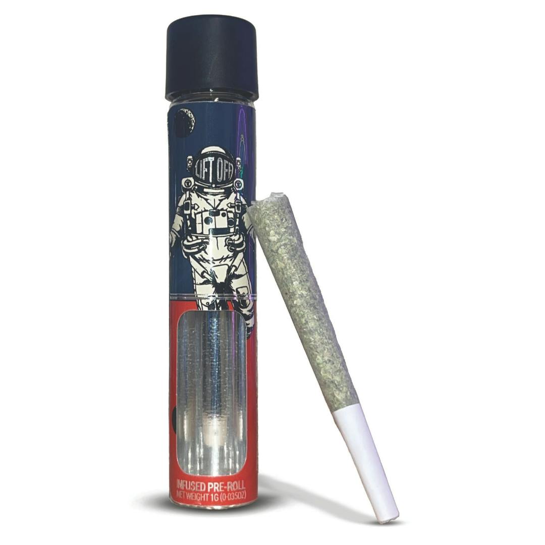 Product: Lift Off | Cap Junkey x Biker Kush - Hash Infused Pre-Roll