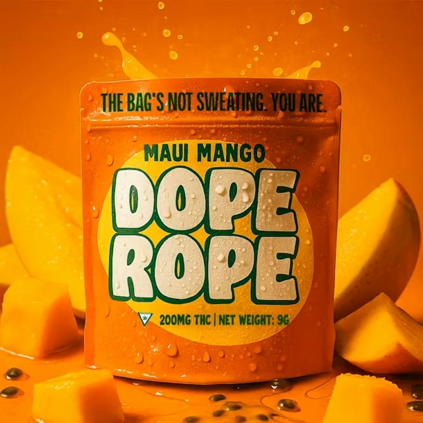 Dope Rope 200mg Gummies Maui Mango