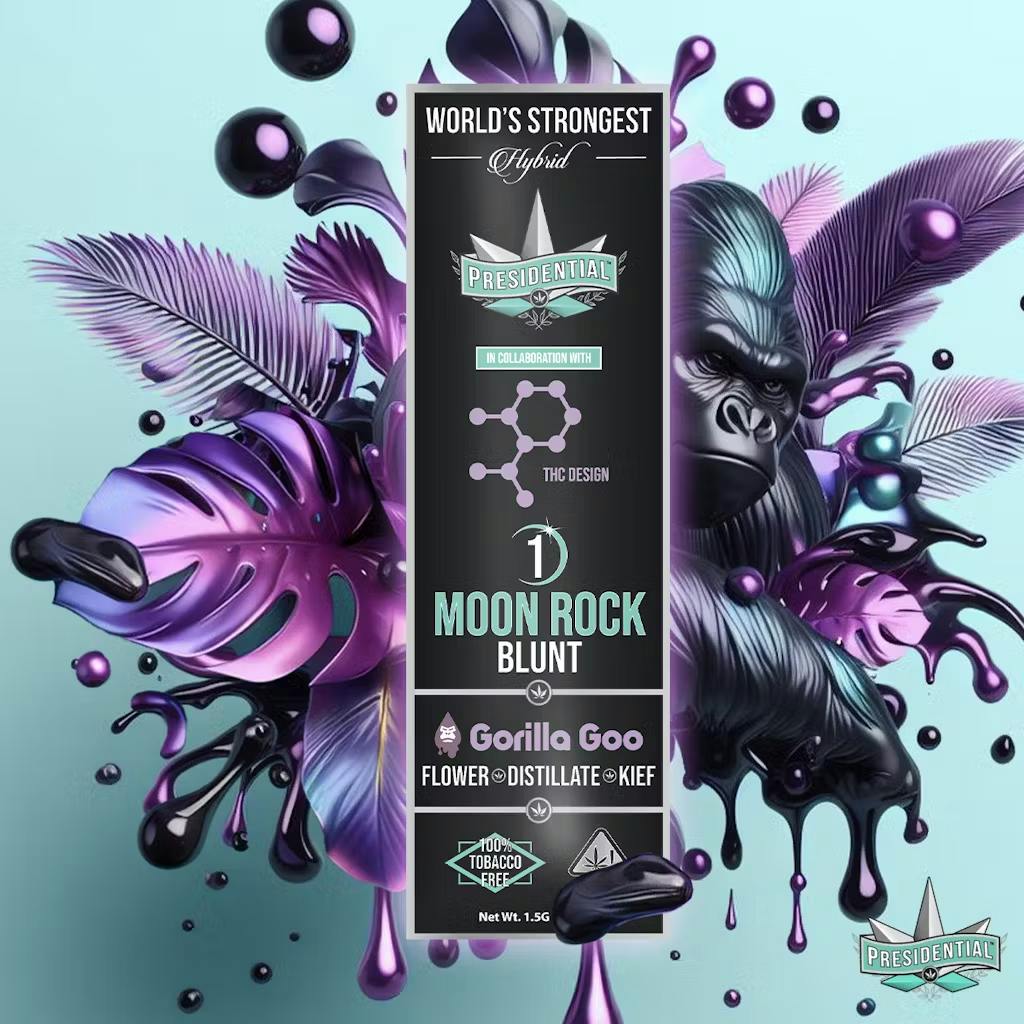 Presidential - 1.5g Moon Rock Blunt - Gorilla Goo