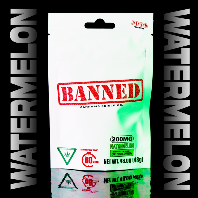 Banned | 200mg Gummies | Watermelon