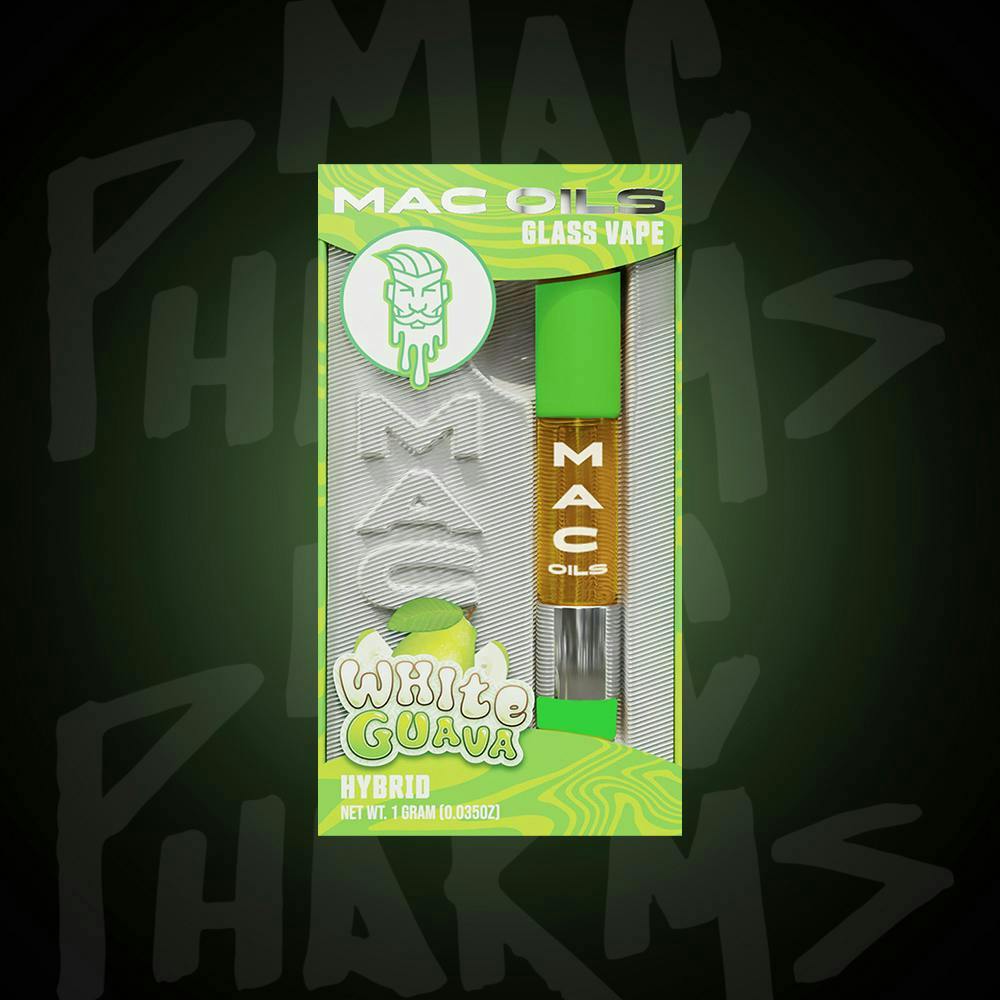 Mac Oils - 1g Cart - White Guava