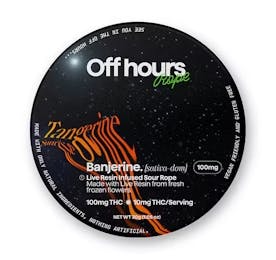 Product Gummies Live Resin Rope 100mg | Banjerine - Sour Tangerine Sunrise (S) | Off Hours