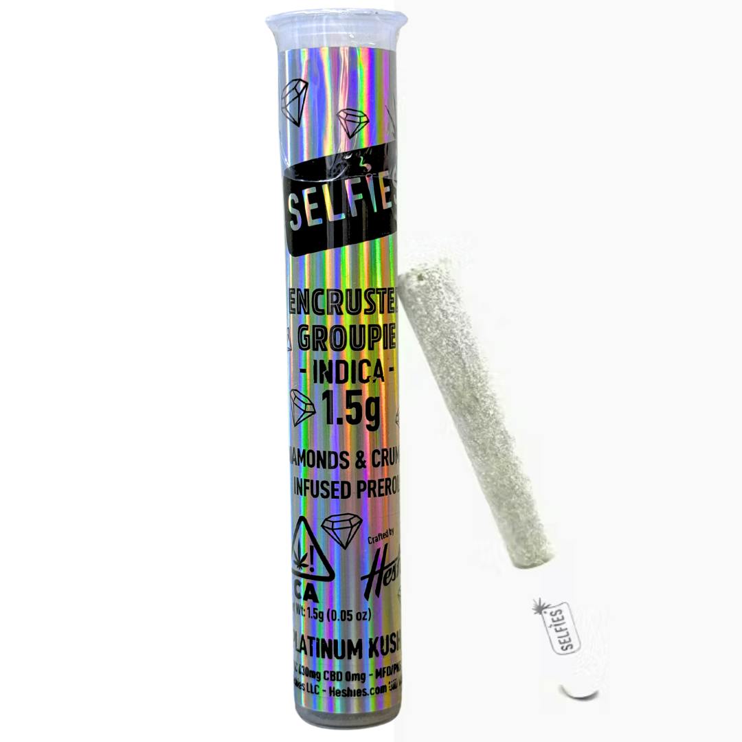 PLATINUM KUSH DIAMOND & CRUMBLE INFUSED PREROLL