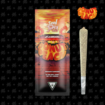 Seed Junky - 1g Preroll - Donut Peach - PRE_ROLLS by Seed Junky at King of Budz