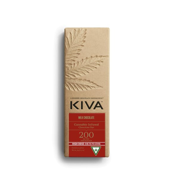 Product: Milk Chocolate Bar | 200mg | Kiva
