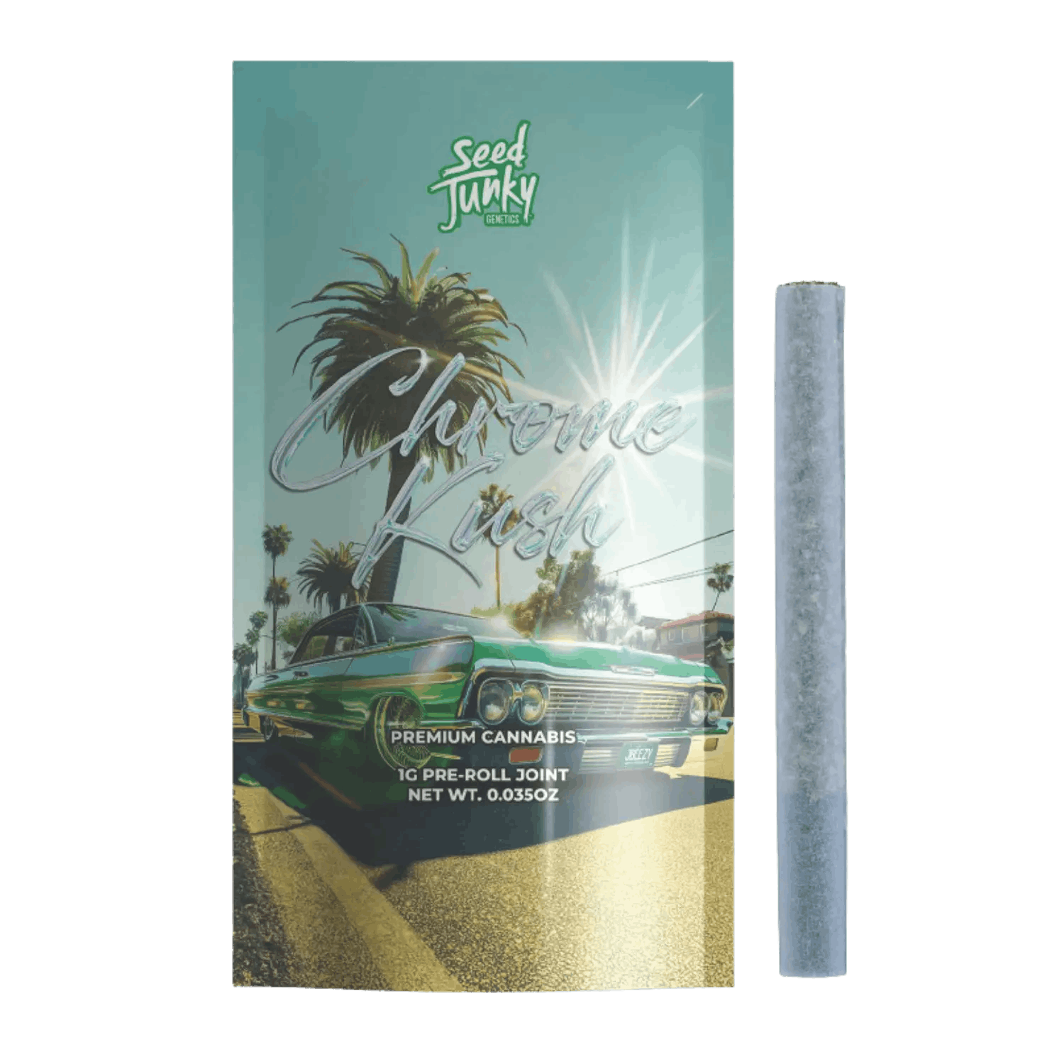 Seed Junky - 1g Preroll - Chrome Kush