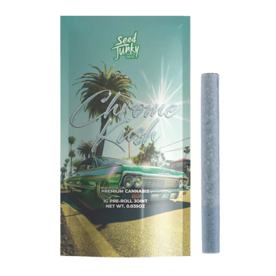 Seed Junky - 1g Preroll - Chrome Kush
