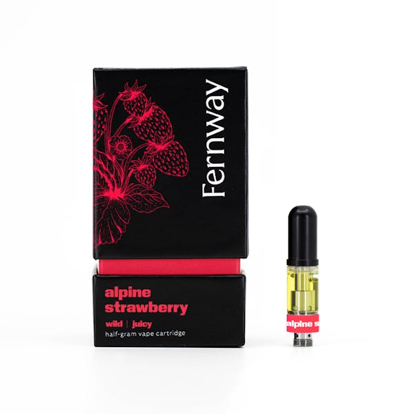 Alpine Strawberry (H) - 0.5g Vape Cart - Fernway