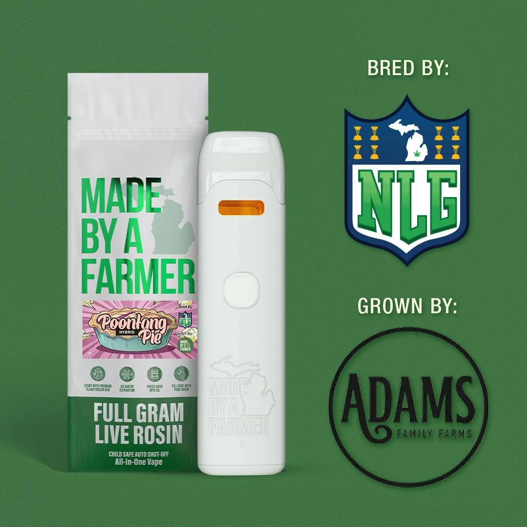 Made by a Farmer - 1g Live Rosin Disposable - Poontang Pie