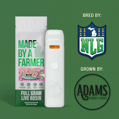 Made by a Farmer - 1g Live Rosin Disposable - Poontang Pie