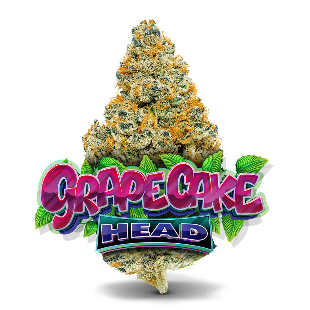 Grape Cake Head #19 - Premium Flower