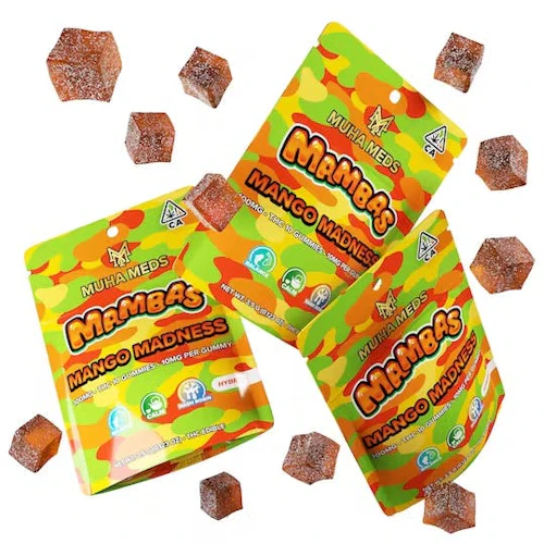Mambas - 200mg Rosin Gummies - Mango Madness
