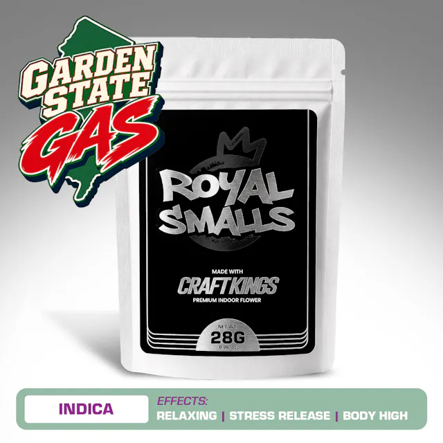 Craft Kings Royal Smalls Garden State Gas 28g (indica, small buds)