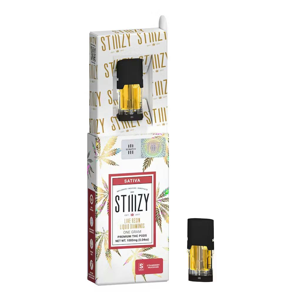 Stiiizy - 1g LQD Cartridge - Strawberry Milkshake