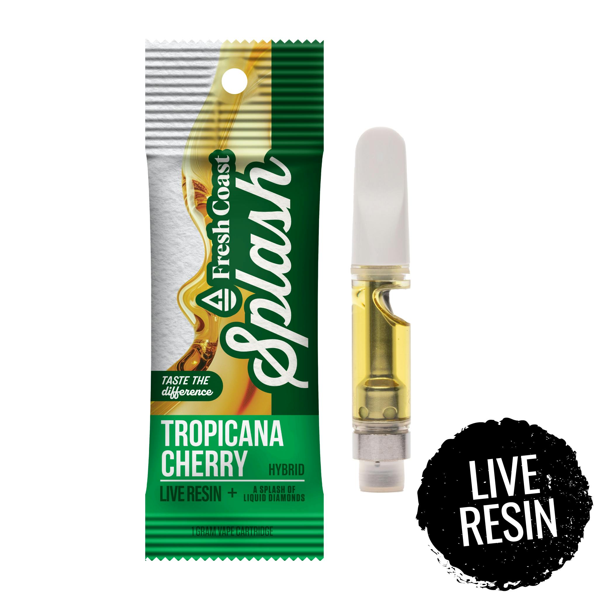 SPLASH | Live Resin Vape Cart - 1g - Tropicana Cherry
