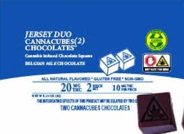 Belgian Milk Chocolate Cannacubes | 20mg