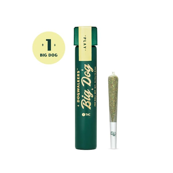 L'Orange (S) - 0.75g Big Dog Pre-Roll - Dogwalkers