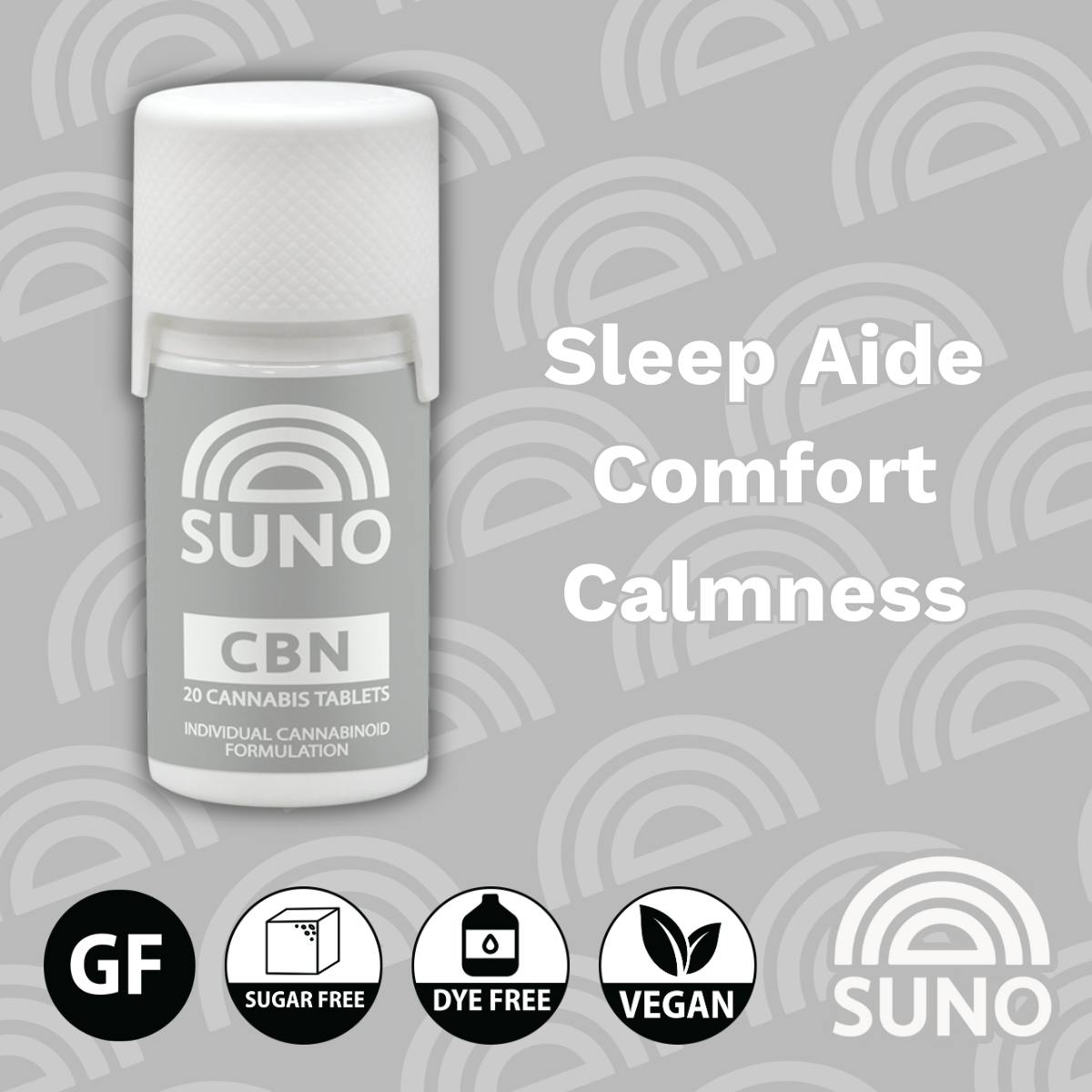 SUNO - 200mg Tablets 20pk - CBN