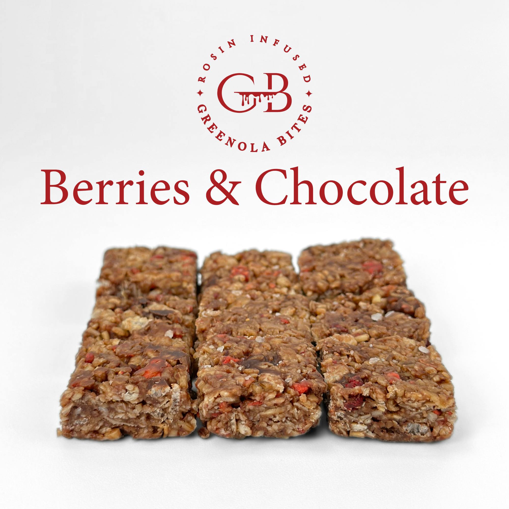 Photo of Berries & Chocolate Greenola Bites | 100mg